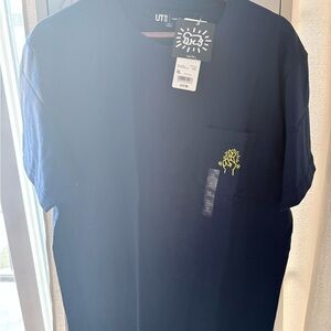 Uniqlo x Keith Haring Dark Blue Short Sleeve Tee